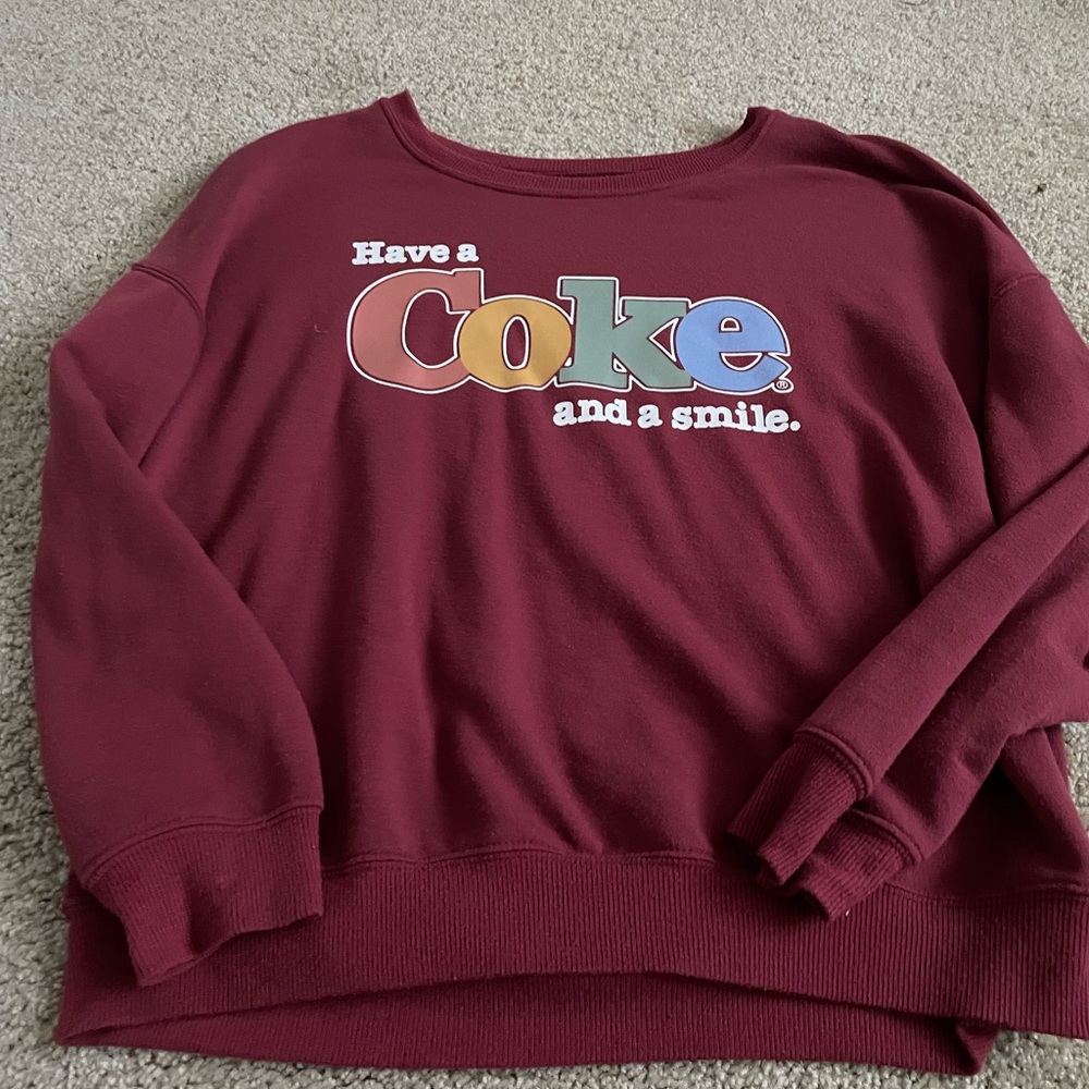 Size medium Coca Cola crewneck